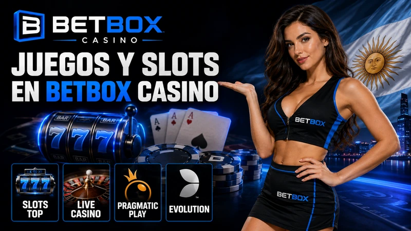 Juegos y slots de Betbox Casino con ruleta y proveedores conocidos